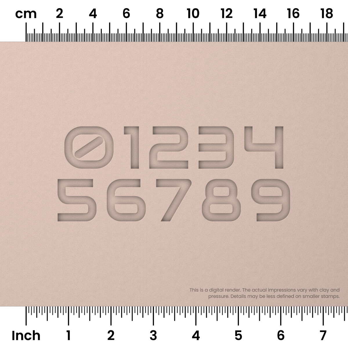Audiowide | Number Stamp Sets