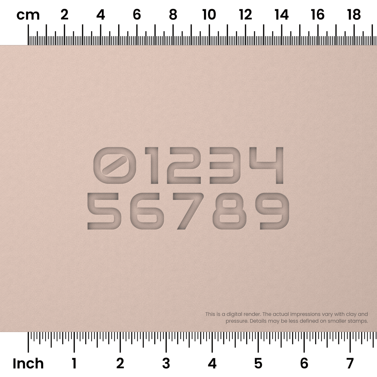 Audiowide | Number Stamp Sets
