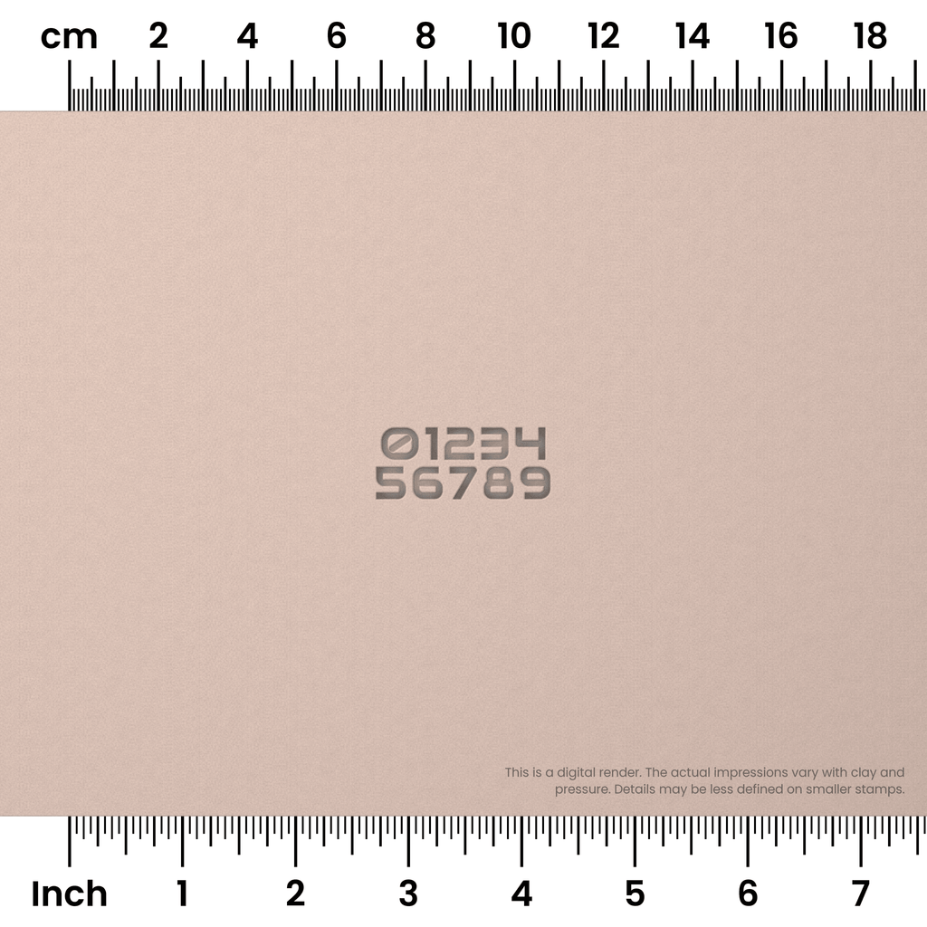 Audiowide | Number Stamp Sets
