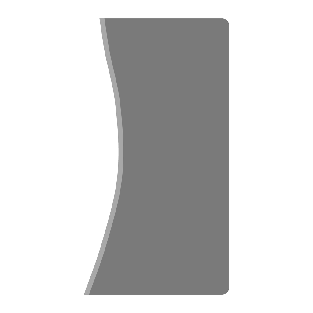 Bellied Closed-Rim Mug Rib