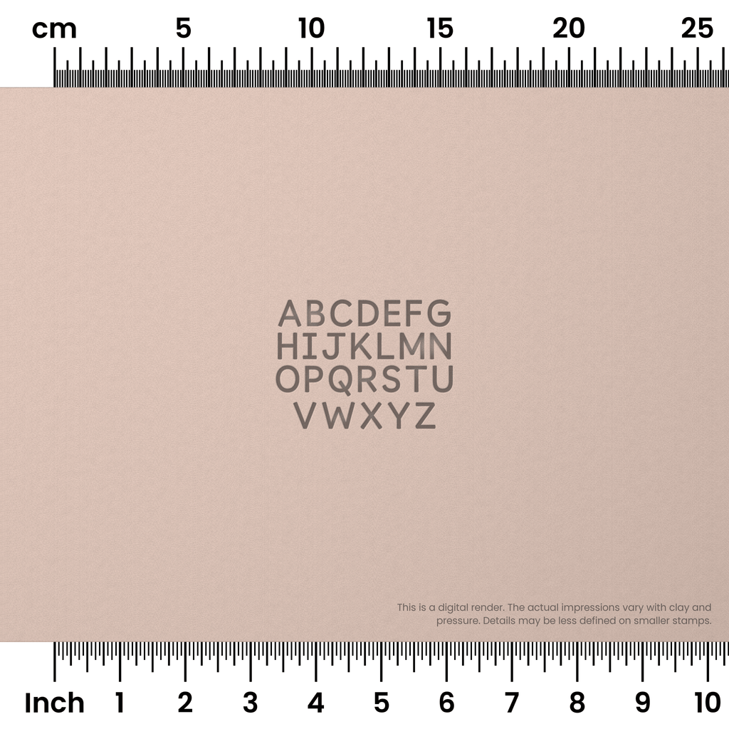 Borel | All Caps | Alphabet Stamp Sets