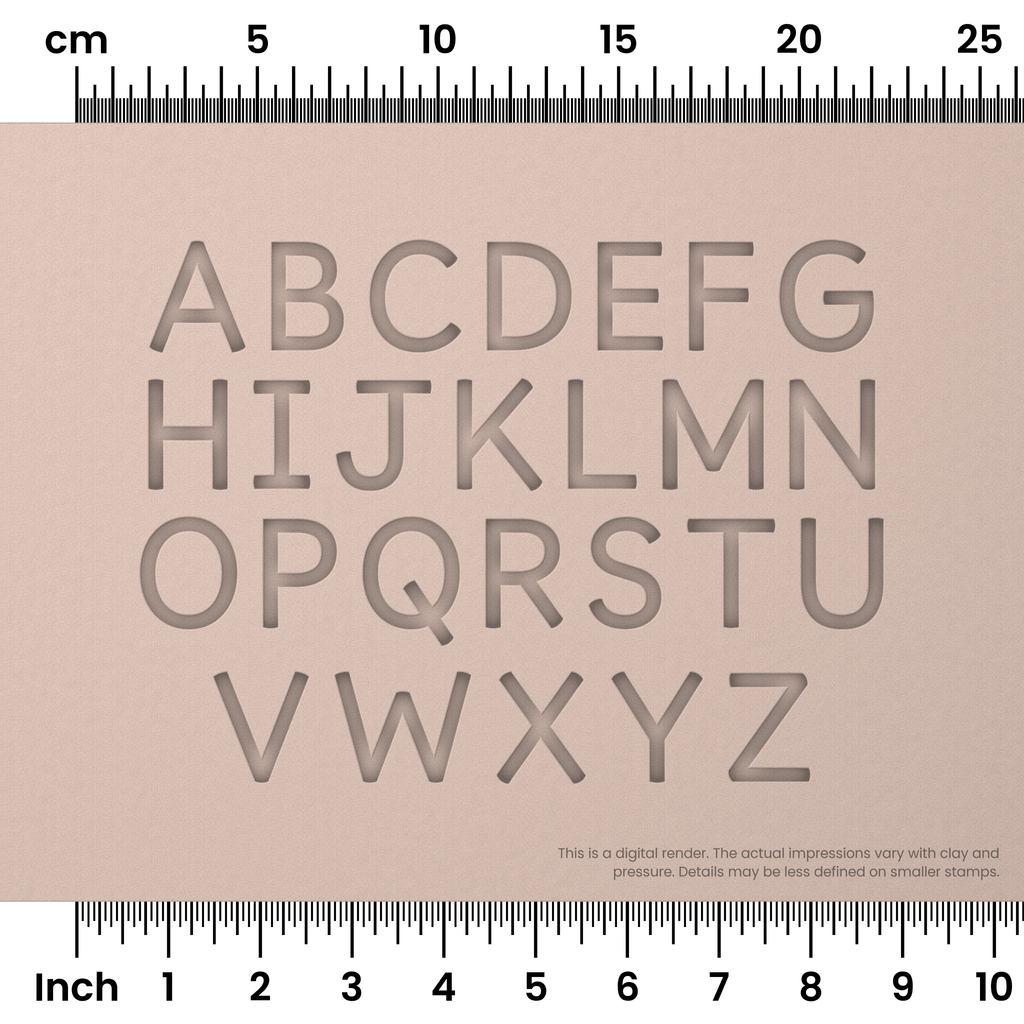 Borel | All Caps | Alphabet Stamp Sets