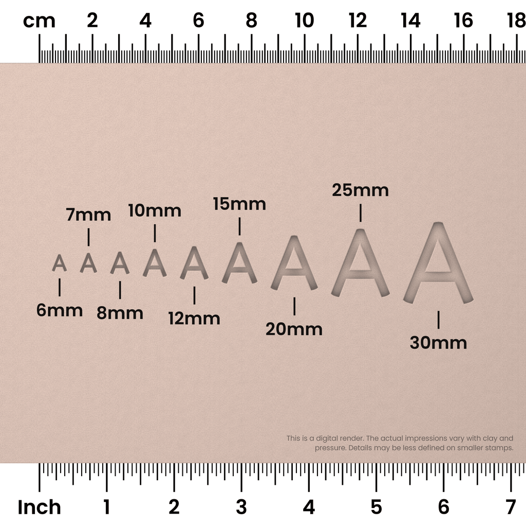 Borel | All Caps | Alphabet Stamp Sets