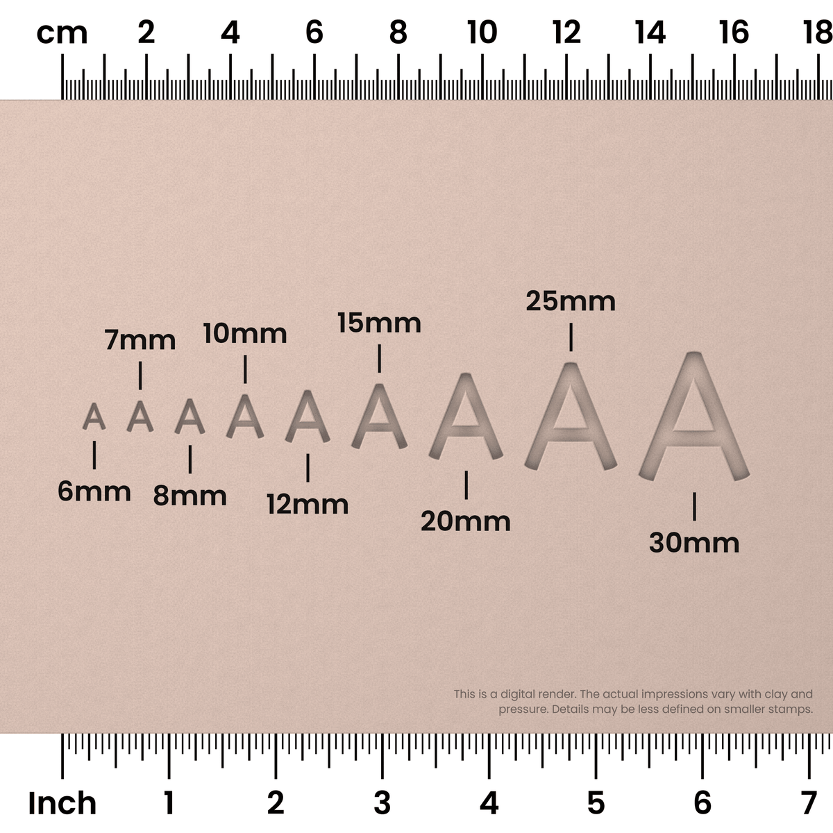 Borel | All Caps | Alphabet Stamp Sets
