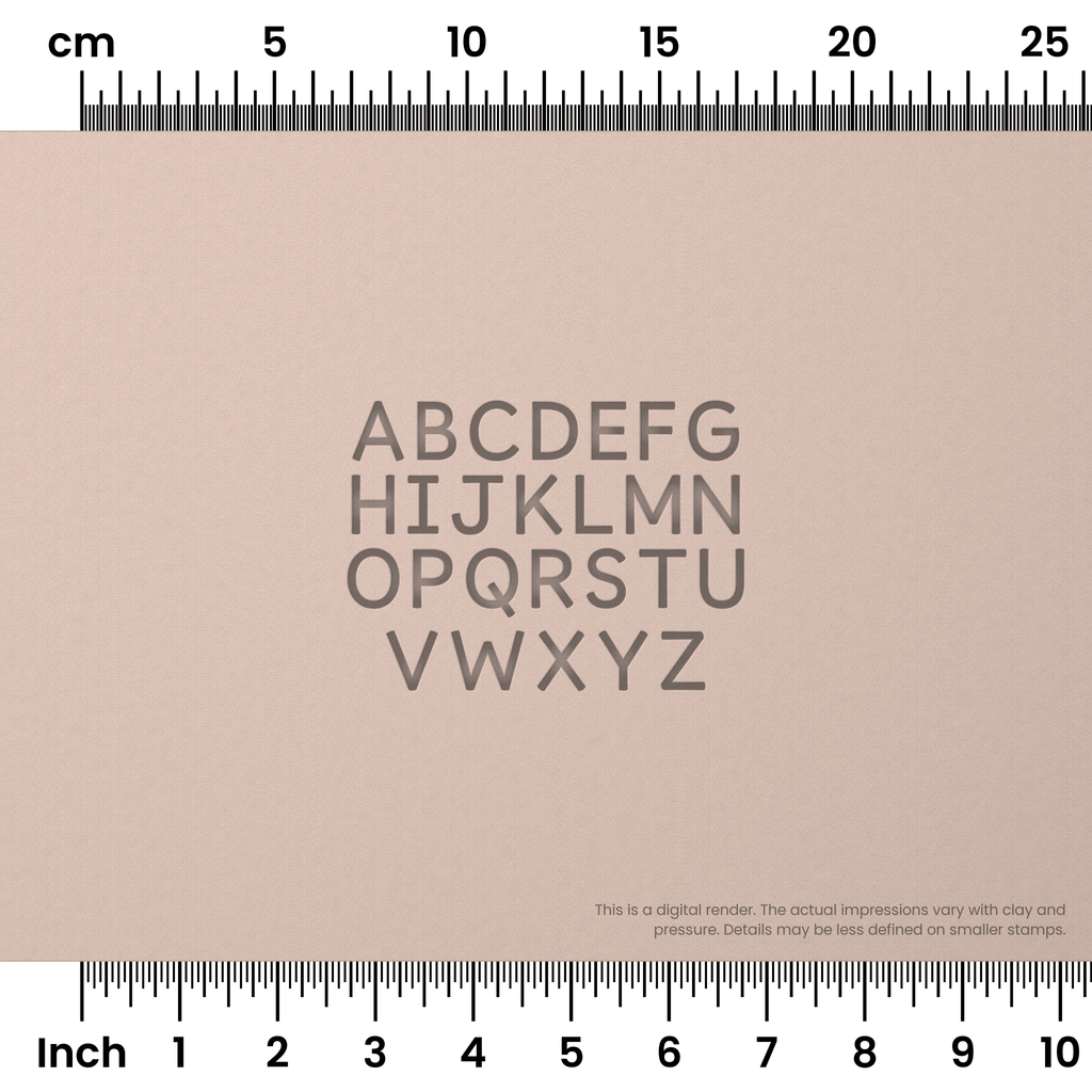 Borel | All Caps | Alphabet Stamp Sets