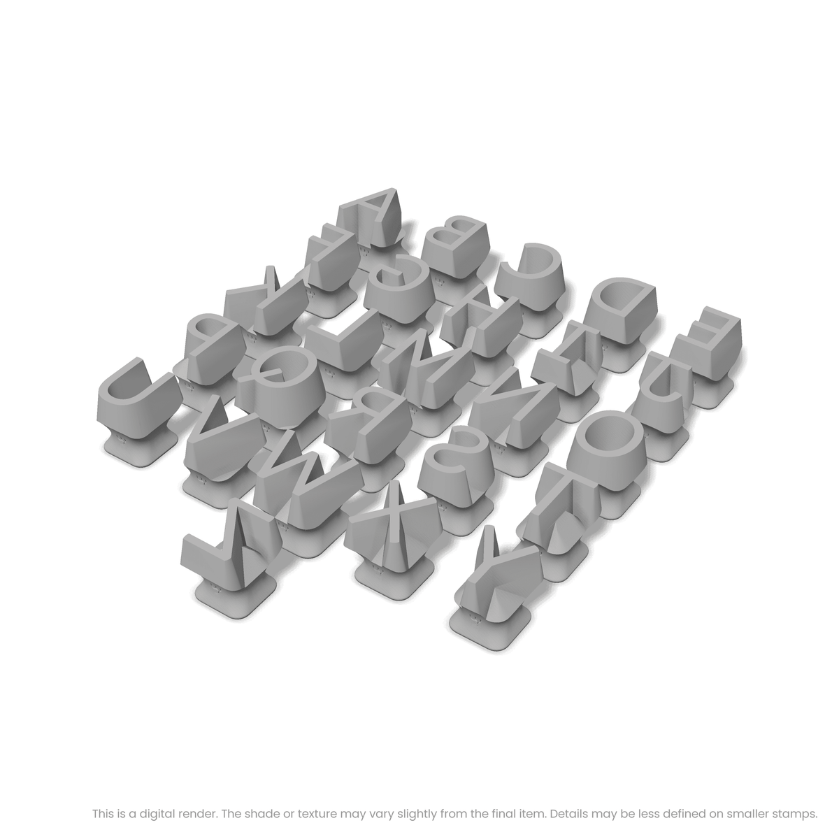 Borel | All Caps | Alphabet Stamp Sets