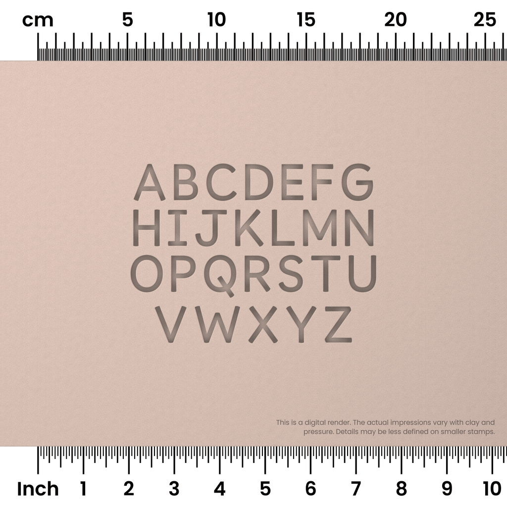 Borel | All Caps | Alphabet Stamp Sets