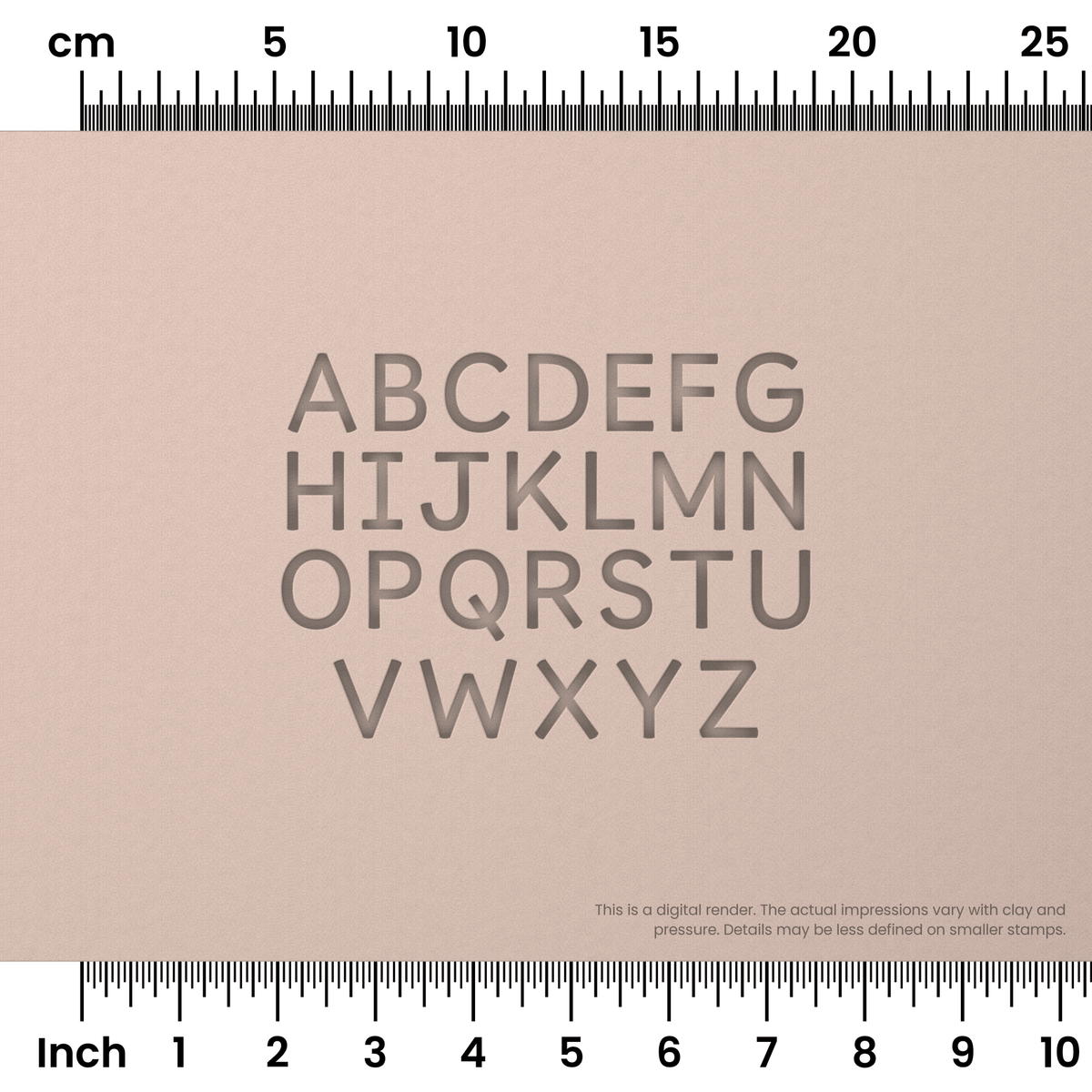 Borel | All Caps | Alphabet Stamp Sets