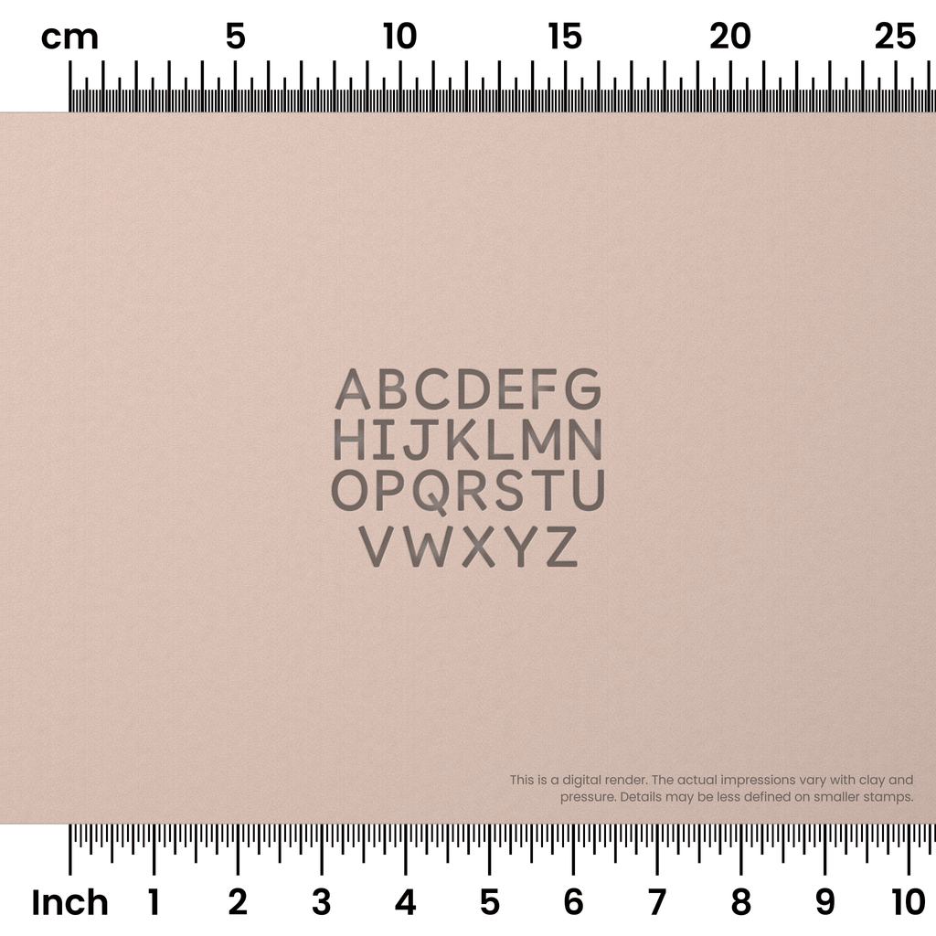 Borel | All Caps | Alphabet Stamp Sets