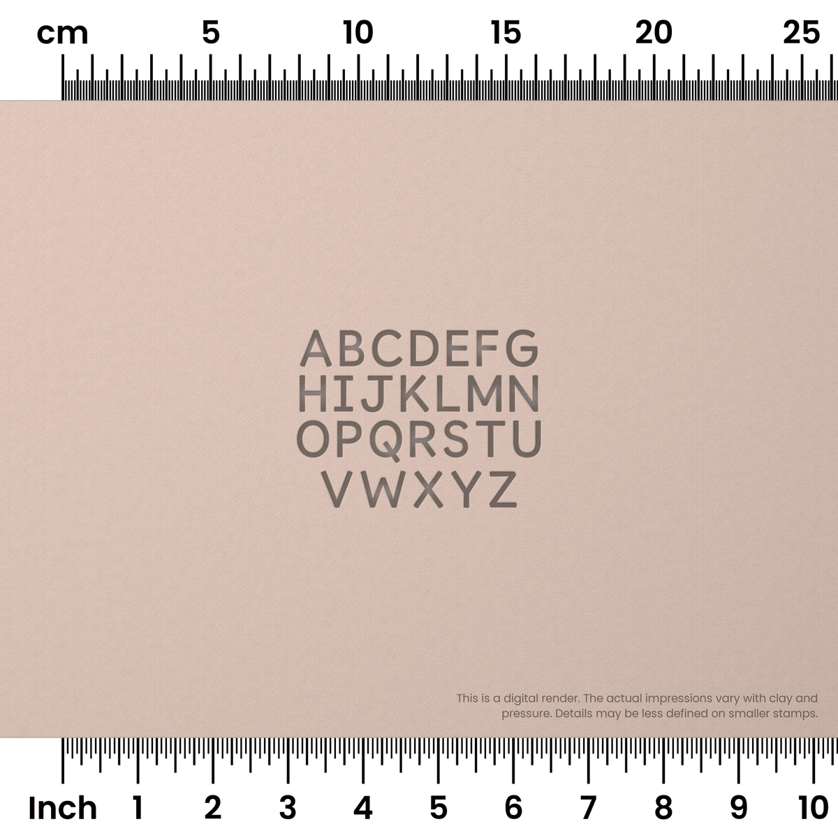 Borel | All Caps | Alphabet Stamp Sets