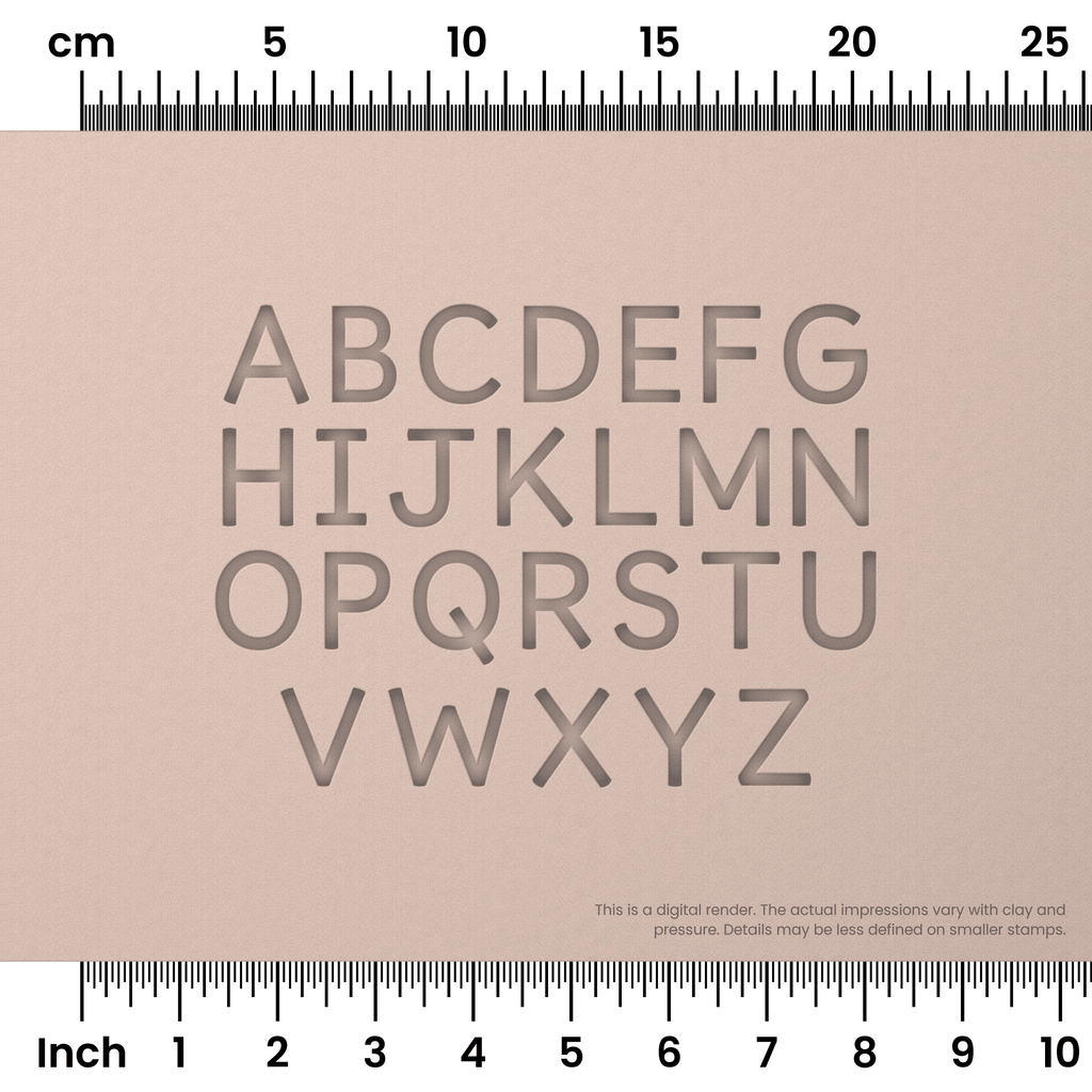 Borel | All Caps | Alphabet Stamp Sets