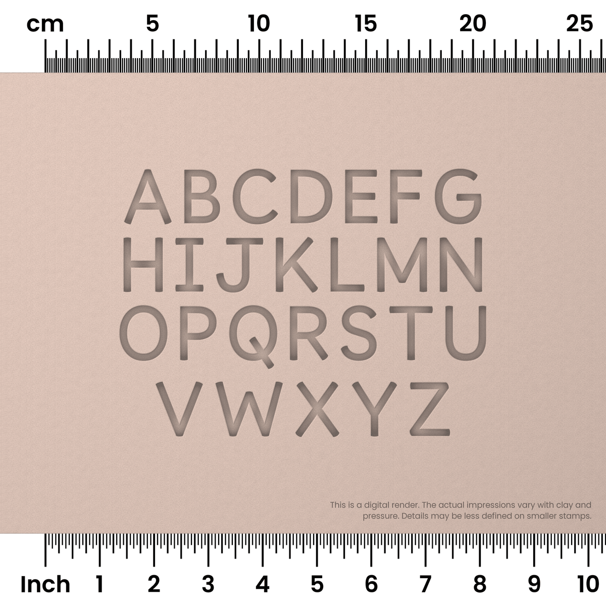 Borel | All Caps | Alphabet Stamp Sets