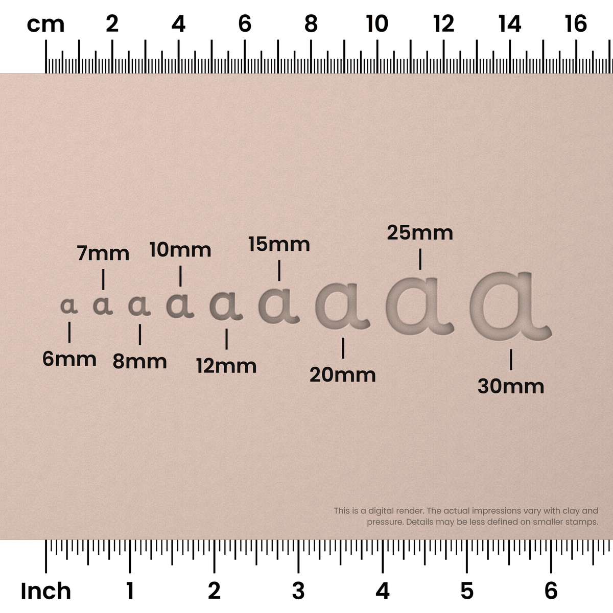 Borel | Lowercase | Alphabet Stamp Sets