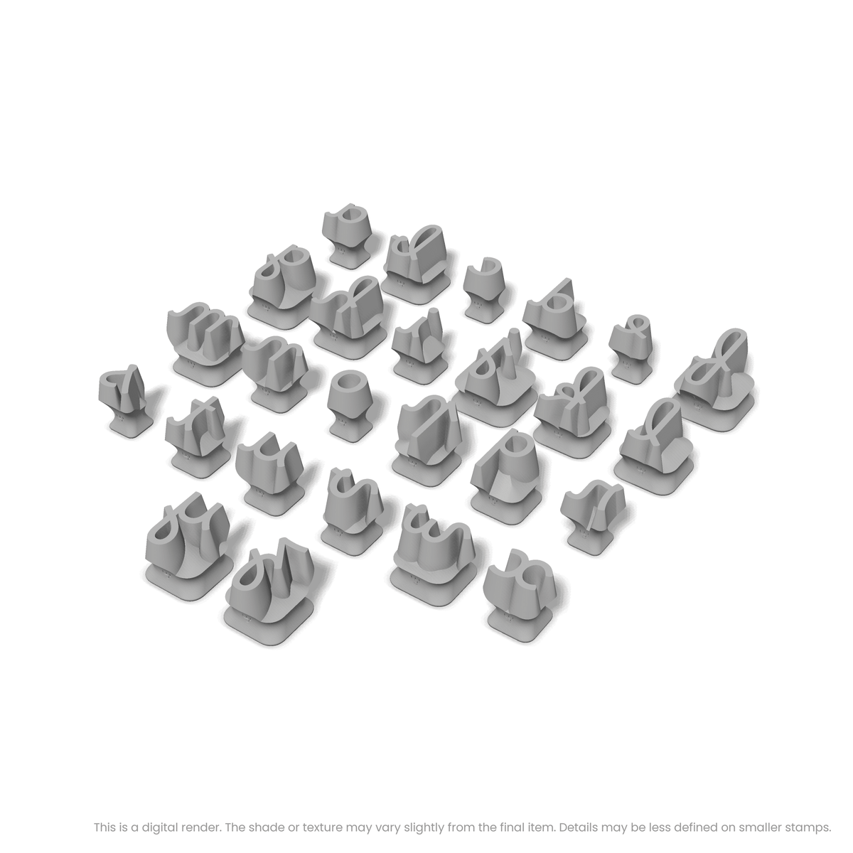 Borel | Lowercase | Alphabet Stamp Sets