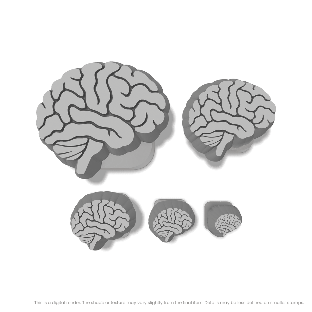 Brain (Side View) Stamps