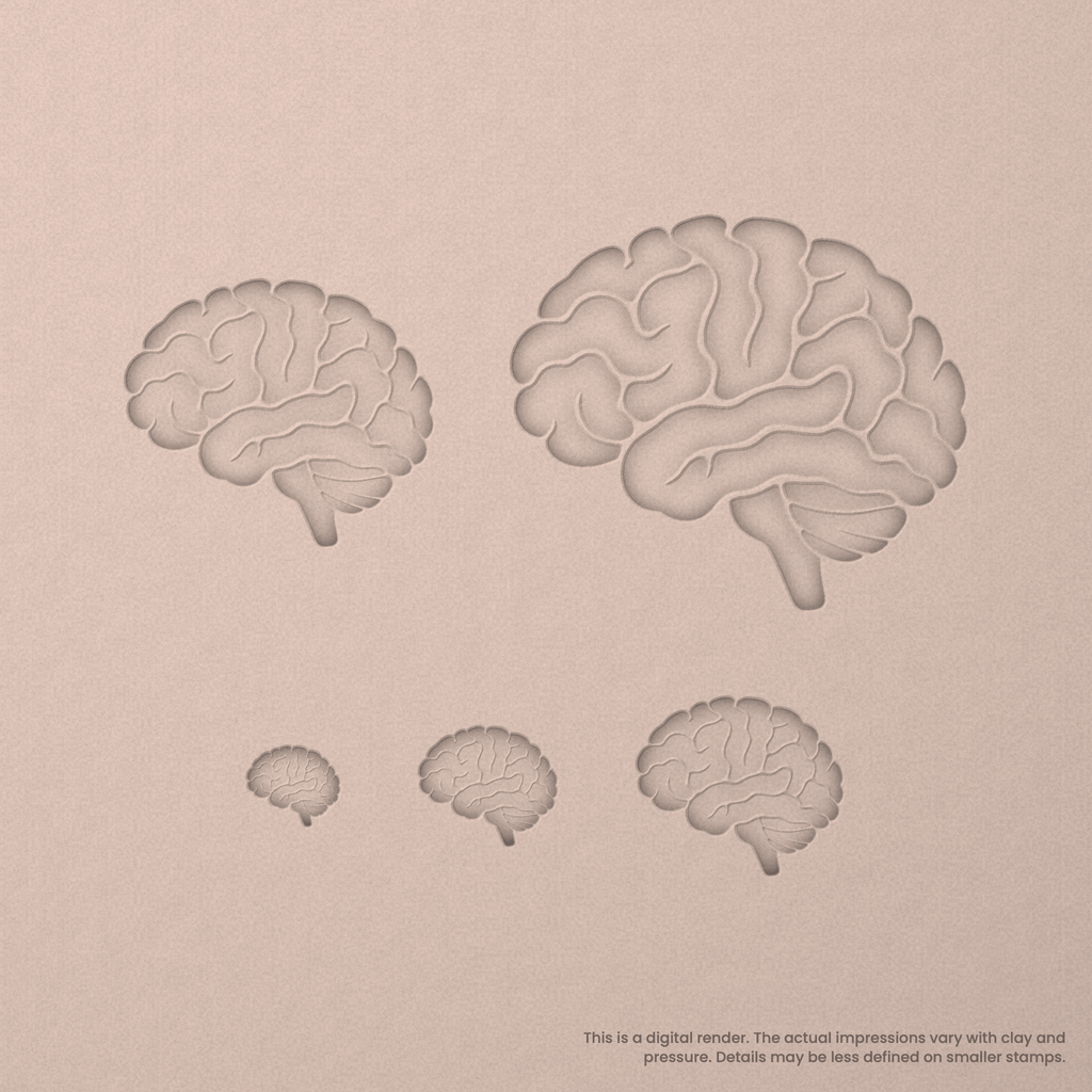 Brain (Side View) Stamps
