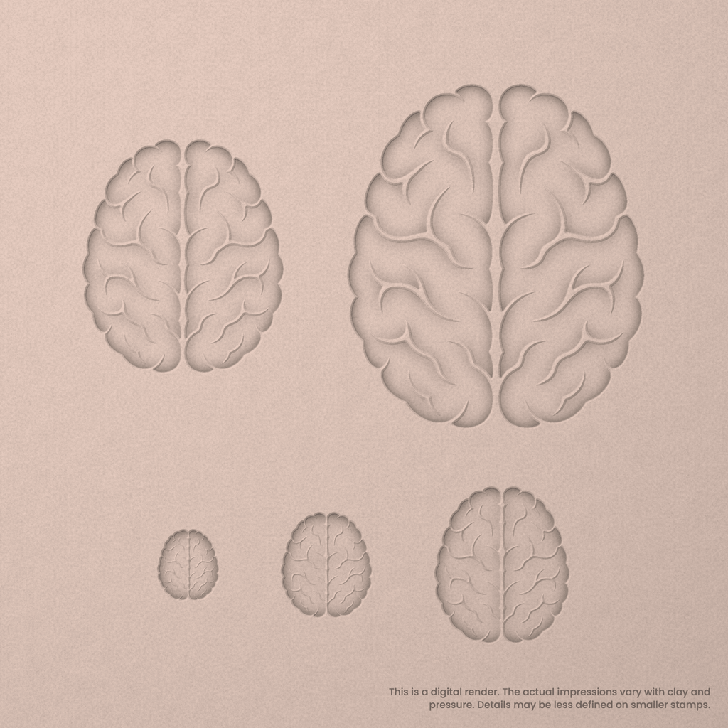 Brain (Top View) Stamps