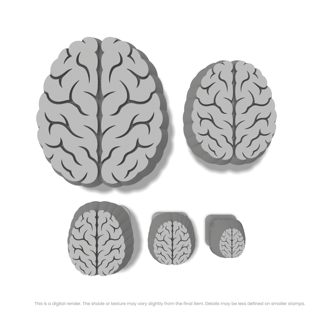 Brain (Top View) Stamps