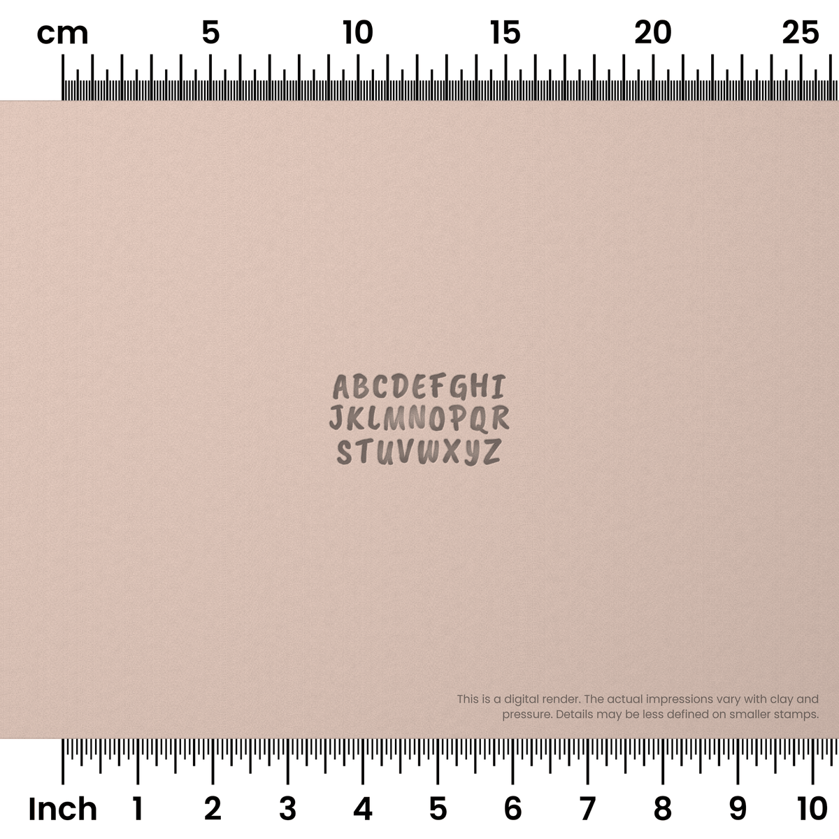 Caveat Brush | All Caps | Alphabet Stamp Sets