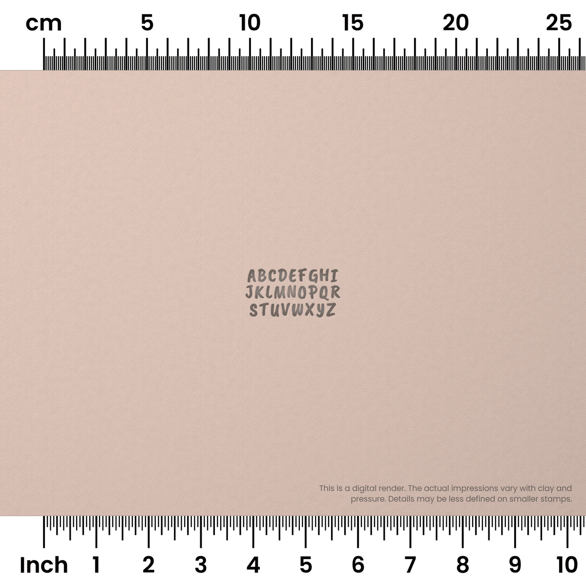 Caveat Brush | All Caps | Alphabet Stamp Sets