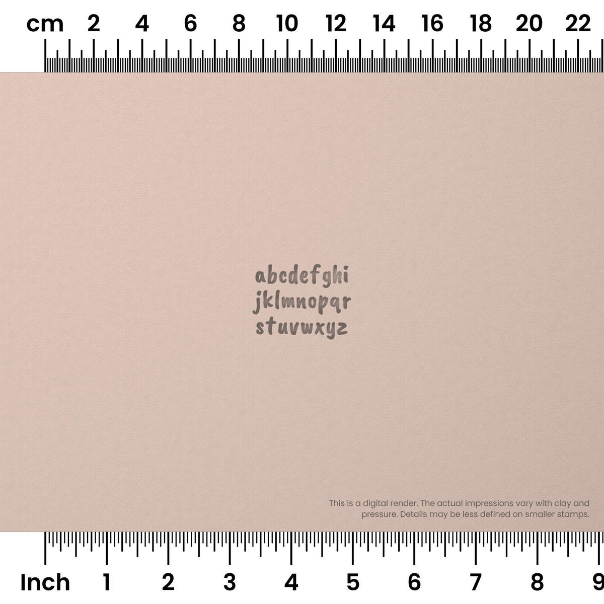 Caveat Brush | Lowercase | Alphabet Stamp Sets
