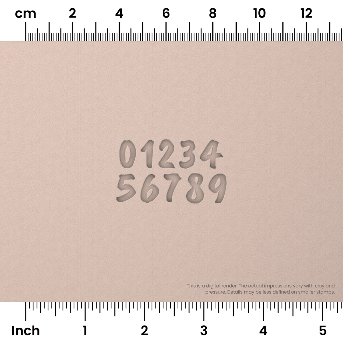 Caveat Brush | Number Stamp Sets