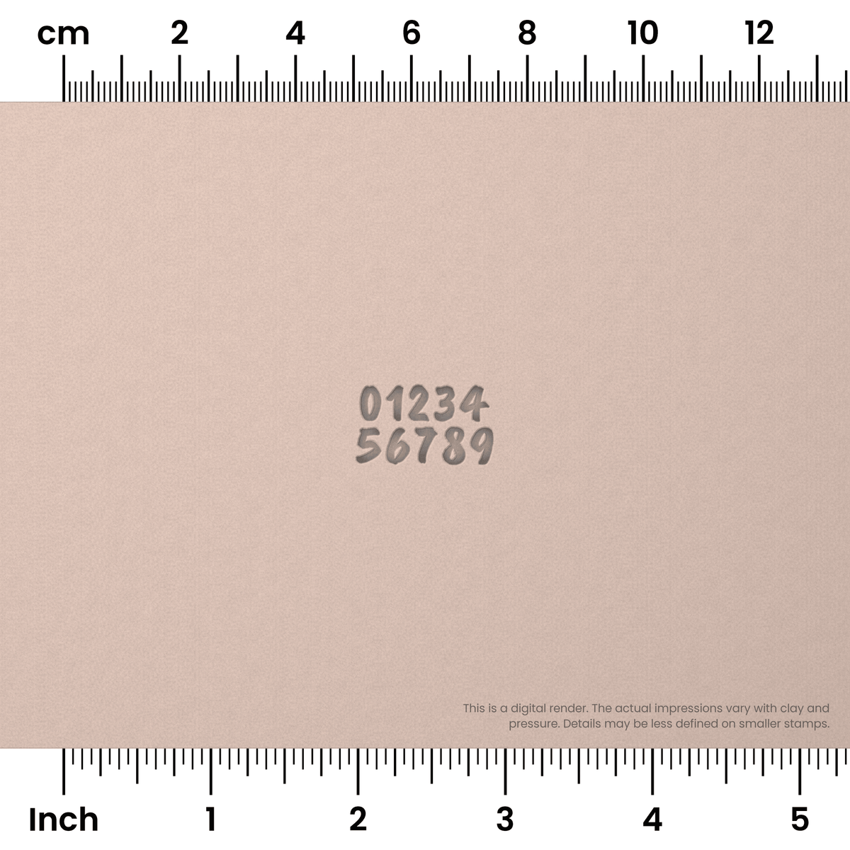 Caveat Brush | Number Stamp Sets