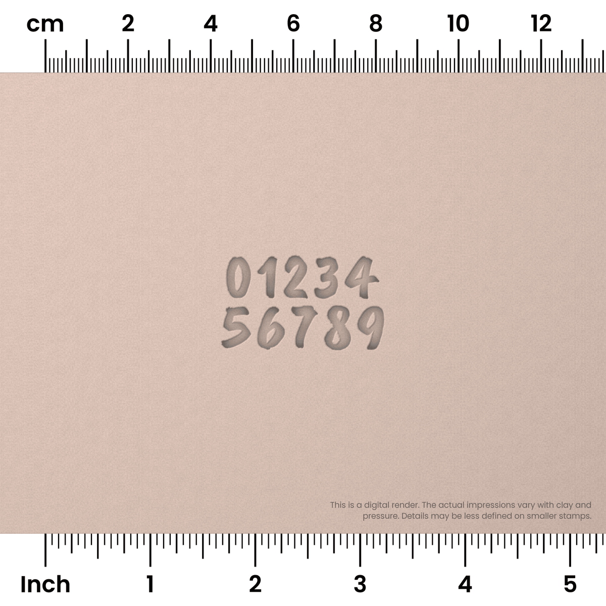 Caveat Brush | Number Stamp Sets