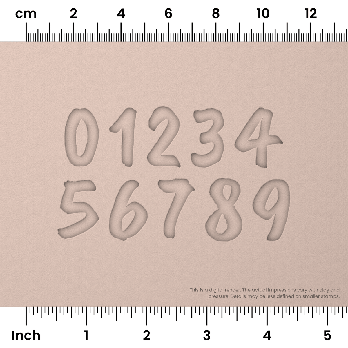 Caveat Brush | Number Stamp Sets