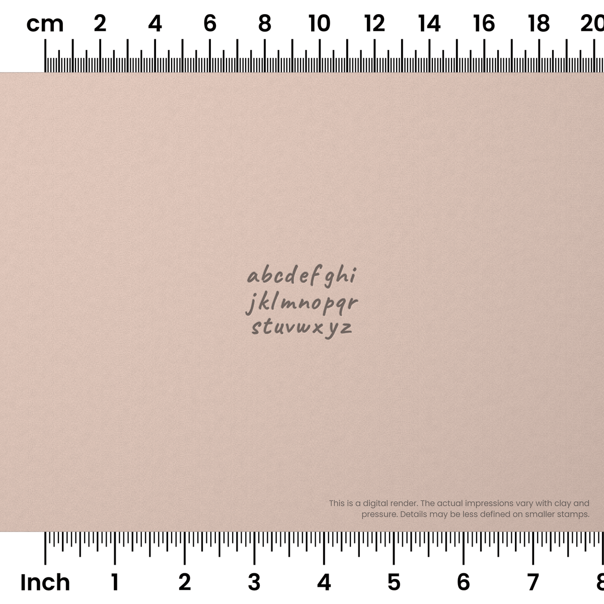 Caveat | Lowercase | Alphabet Stamp Sets