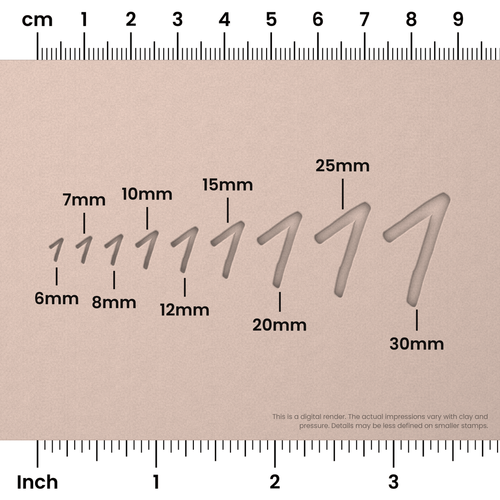 Caveat | Number Stamp Sets