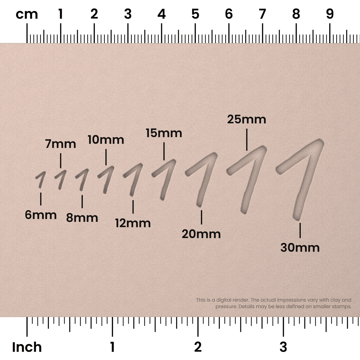 Caveat | Number Stamp Sets