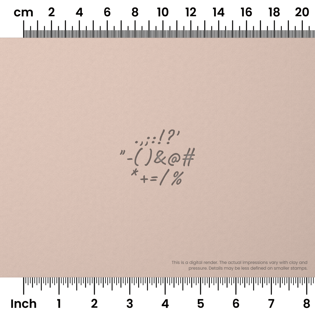 Caveat | Symbol Stamp Sets