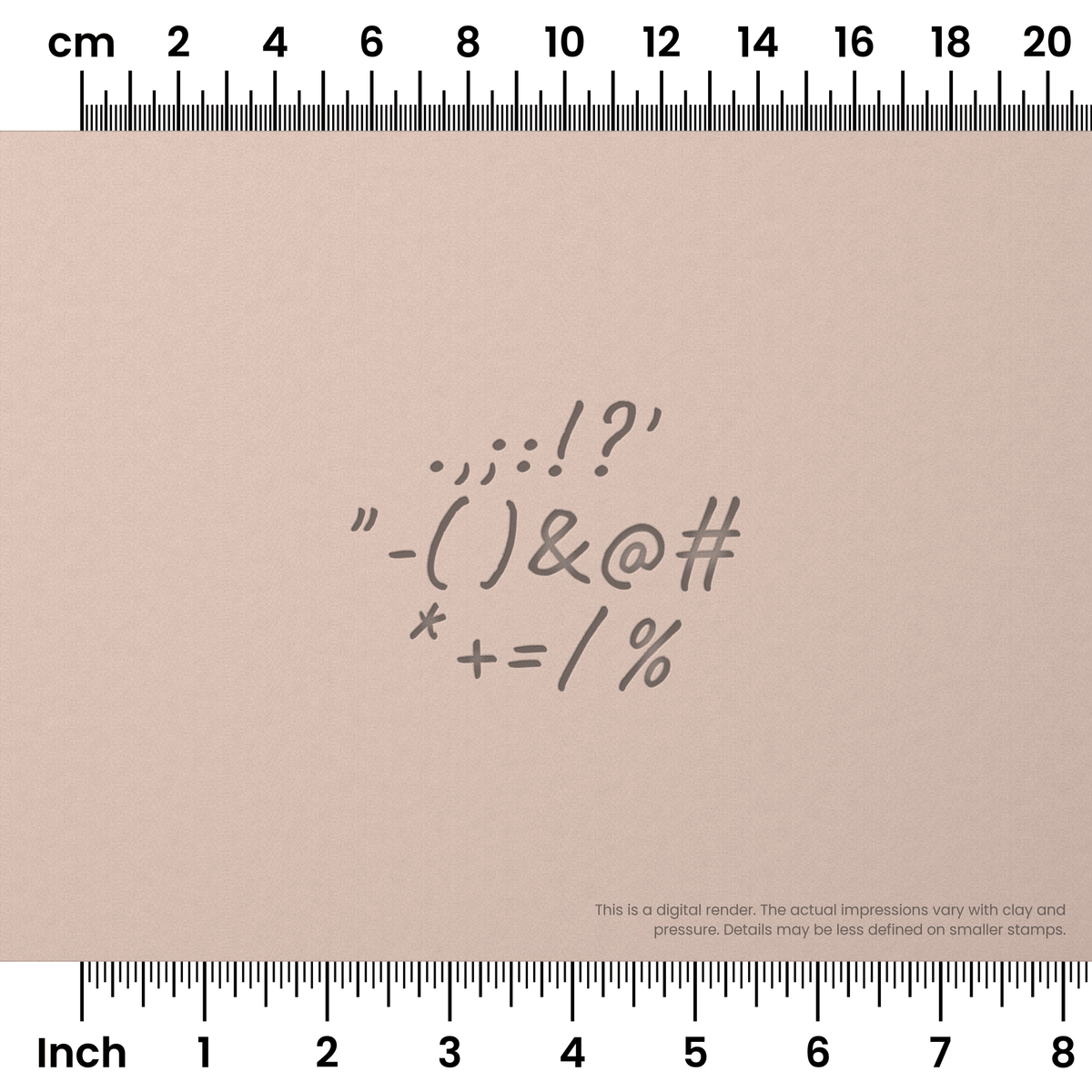 Caveat | Symbol Stamp Sets