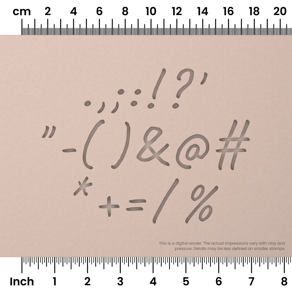Caveat | Symbol Stamp Sets
