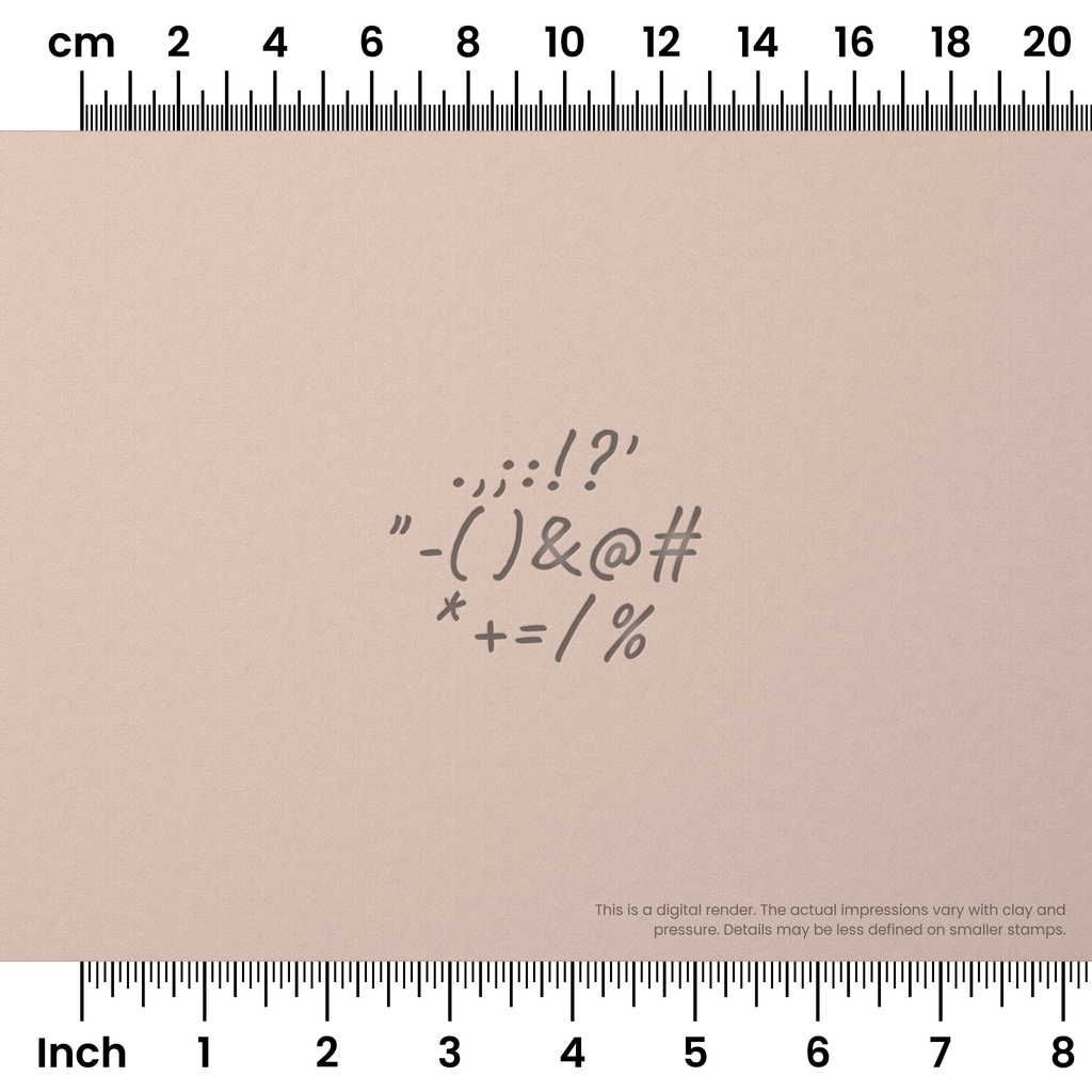 Caveat | Symbol Stamp Sets