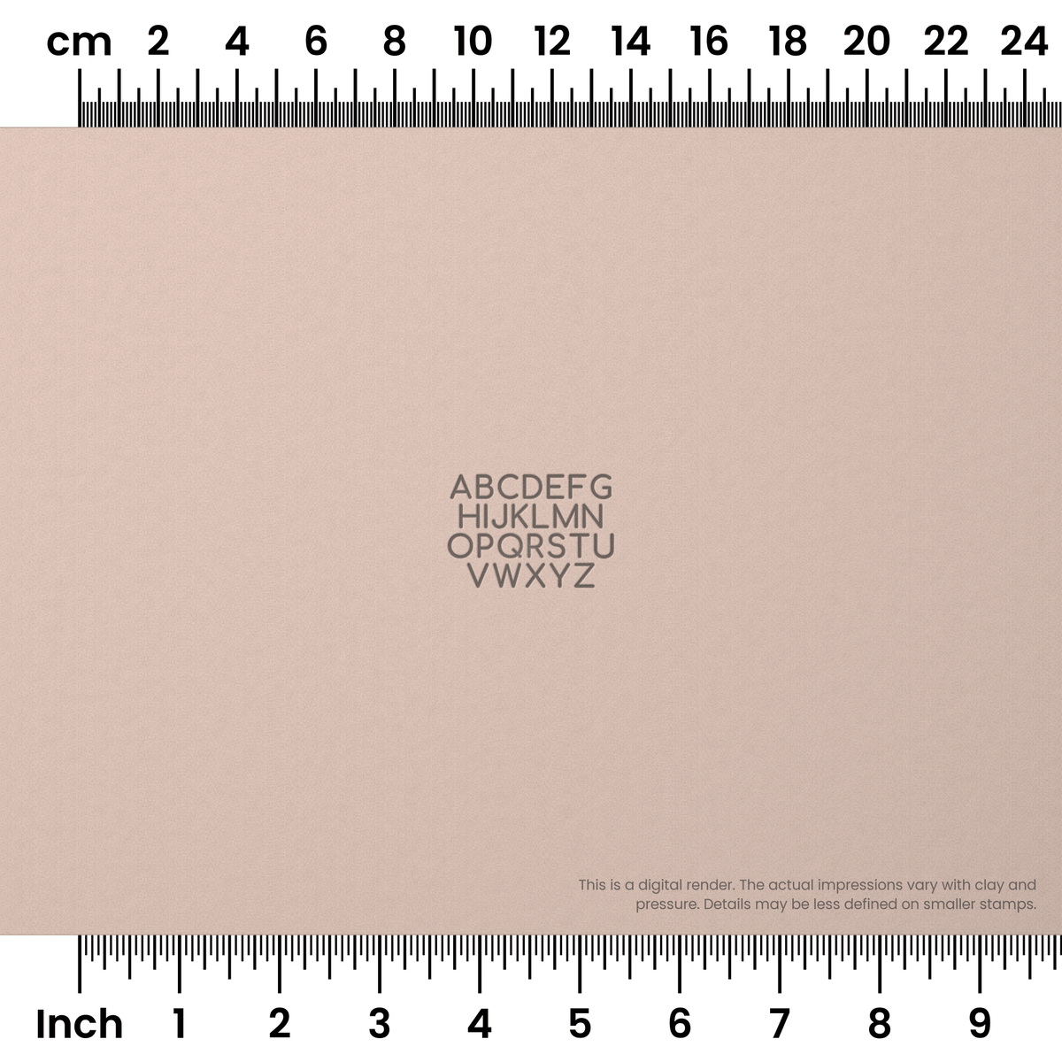 Comfortaa | All Caps | Alphabet Stamp Sets