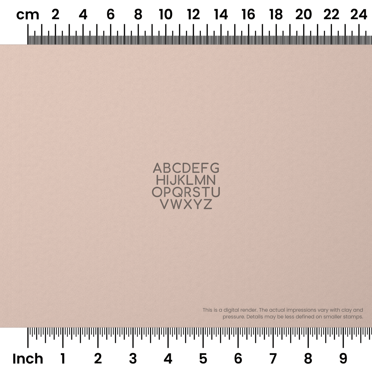 Comfortaa | All Caps | Alphabet Stamp Sets