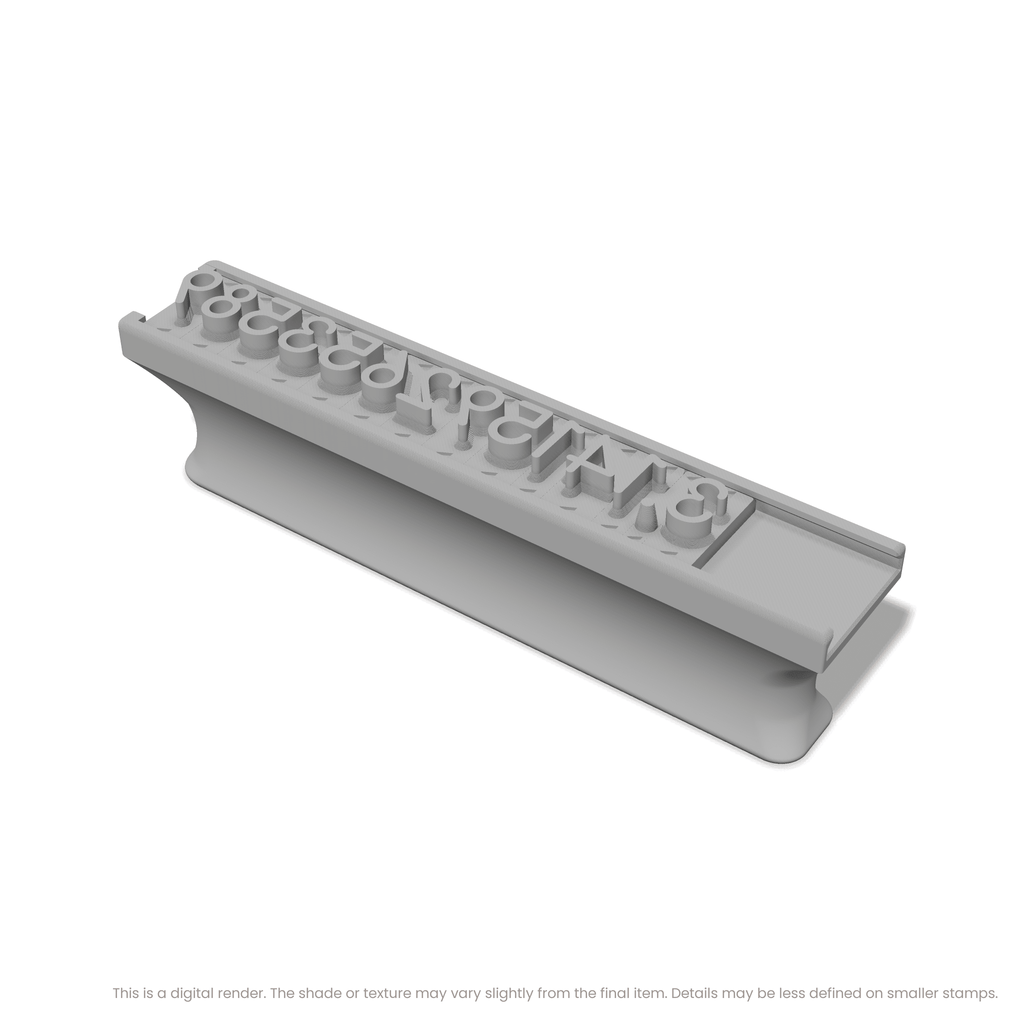Comfortaa | Font Rail Stamp Sets | Letters, Numbers, and Symbols