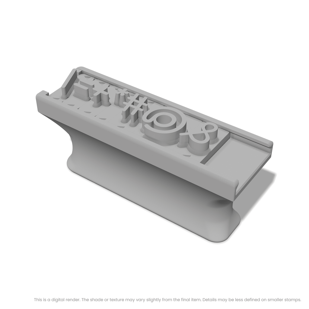 Comfortaa | Font Rail Stamp Sets | Letters, Numbers, and Symbols