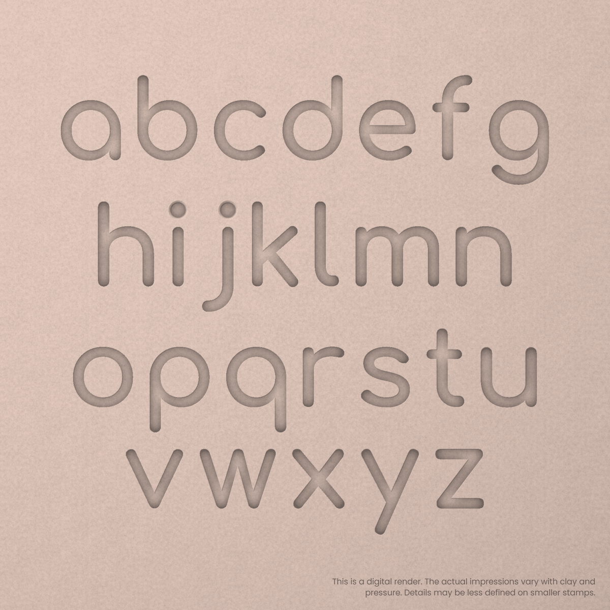 Comfortaa | Font Rail Stamp Sets | Letters, Numbers, and Symbols