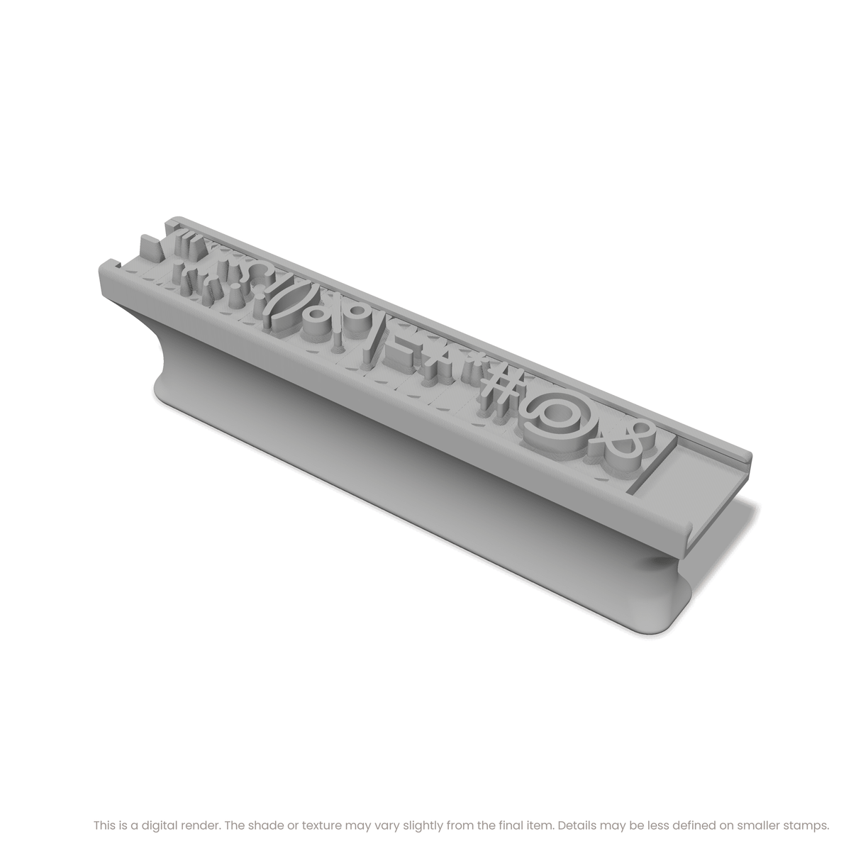Comfortaa | Font Rail Stamp Sets | Letters, Numbers, and Symbols