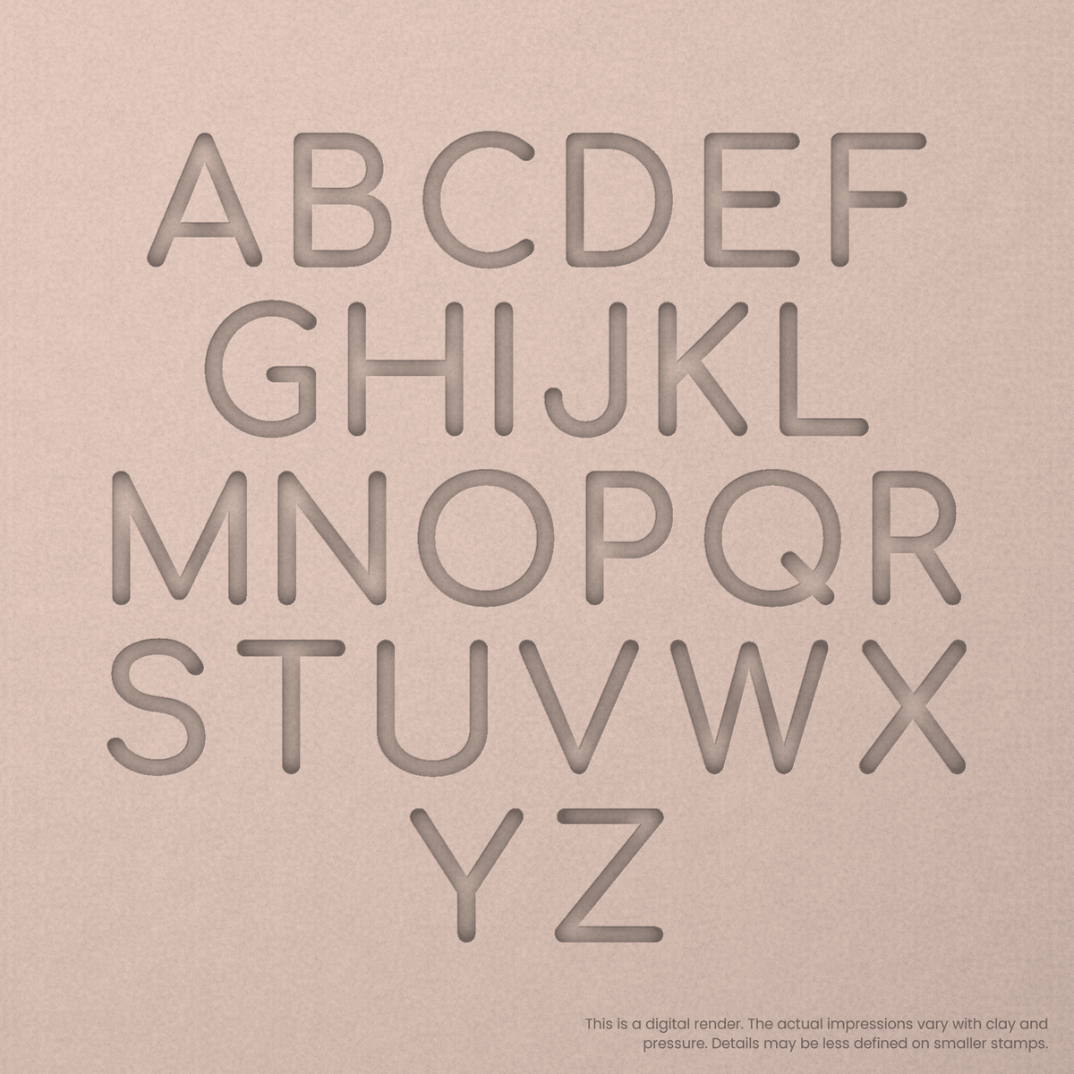 Comfortaa | Font Rail Stamp Sets | Letters, Numbers, and Symbols