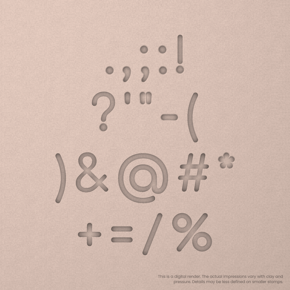 Comfortaa | Font Rail Stamp Sets | Letters, Numbers, and Symbols