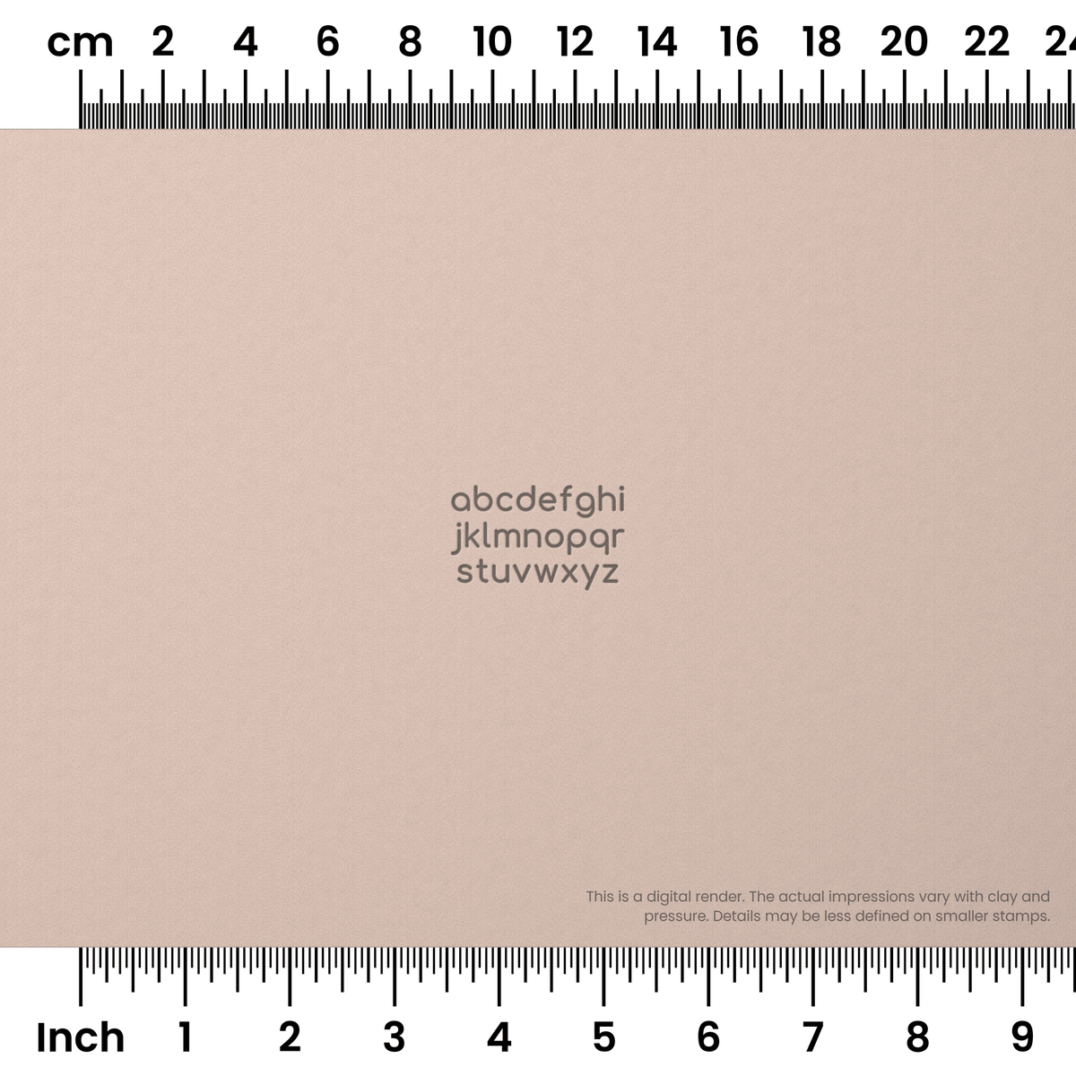 Comfortaa | Lowercase | Alphabet Stamp Sets