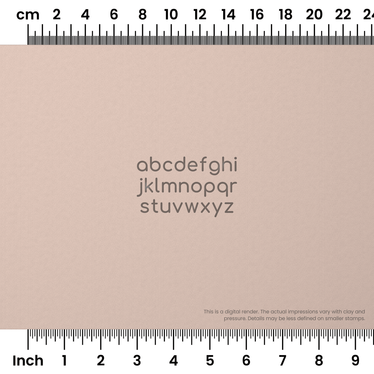 Comfortaa | Lowercase | Alphabet Stamp Sets