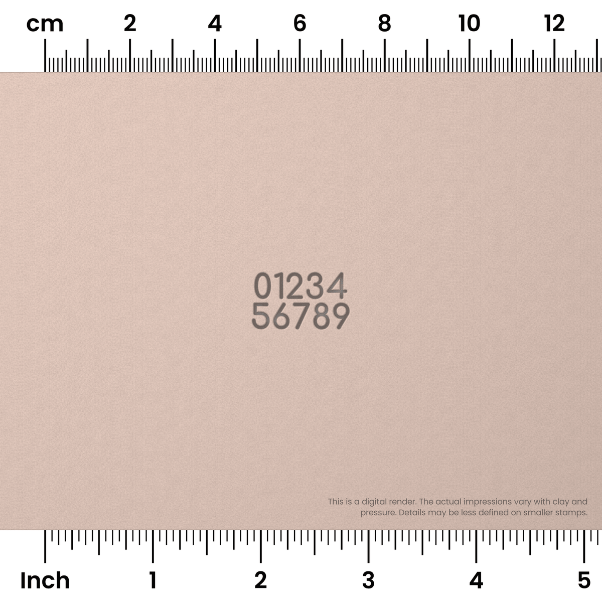 Comfortaa | Number Stamp Sets
