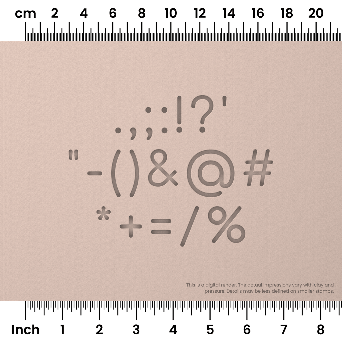 Comfortaa | Symbol Stamp Sets