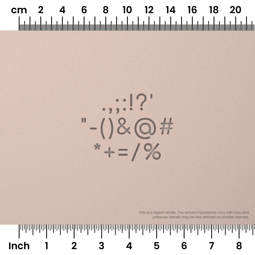 Comfortaa | Symbol Stamp Sets