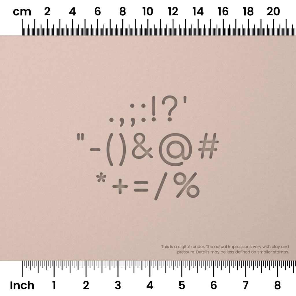 Comfortaa | Symbol Stamp Sets